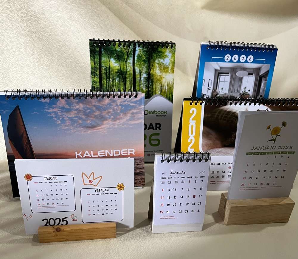 Cetak Kalender Meja Jogjakarta 2026 