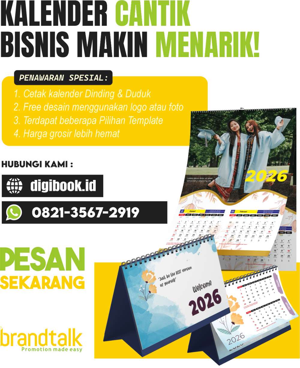 Cetak Kalender Murah Medan 