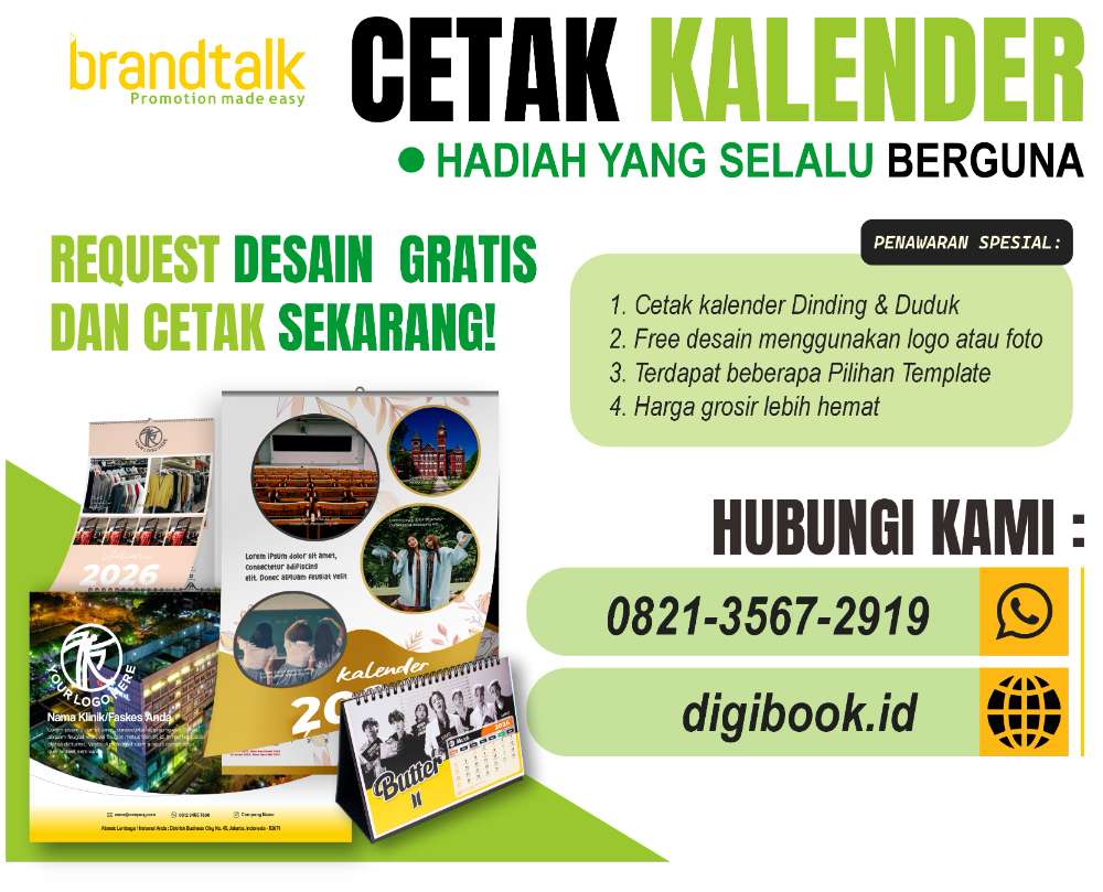 Cetak Kalender Murah Semarang 2026