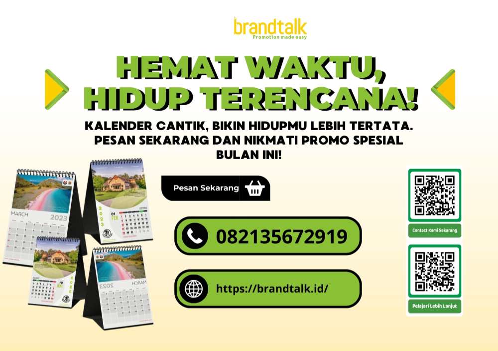 Harga Cetak Kalender Sidoarjo