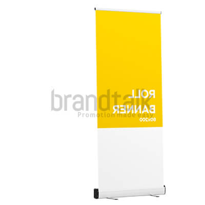 Paket Roll Up Banner 80x200cm Outdoor 2 Brandtalk Advertising