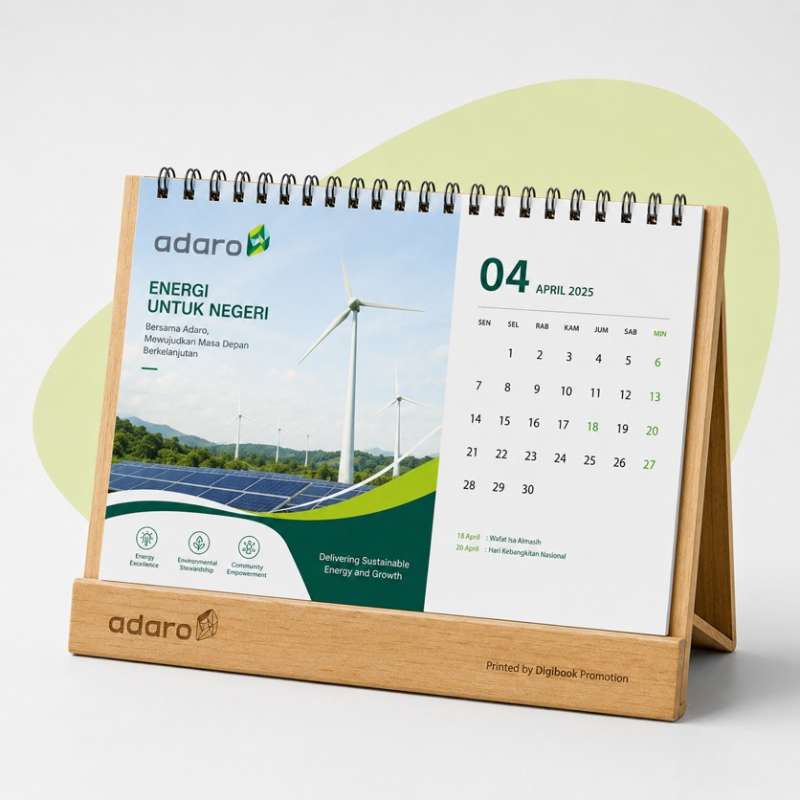 Kalender Kombinasi Kayu