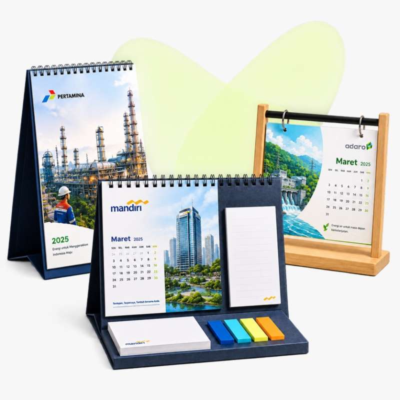 Kalender Meja Custom 2027 5